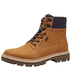 Stiefelette Lederimitat Schnrstiefelette