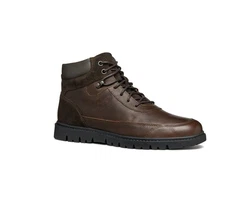 Geox Stiefelette Schnürstiefelette Braun/Dunkelbraun/Beige