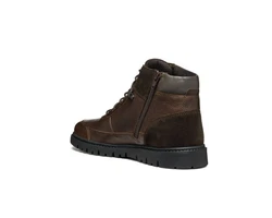 Geox Stiefelette Schnürstiefelette Braun/Dunkelbraun/Beige