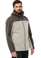 Jack Wolfskin 3-in-1 Funktionsjacke TAUBENBERG 3IN1 JKT M Grau/Beige/Khaki/Braun/Hellgrau