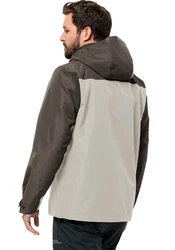 Jack Wolfskin 3-in-1 Funktionsjacke TAUBENBERG 3IN1 JKT M Grau/Beige/Khaki/Braun/Hellgrau