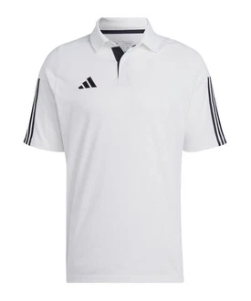 adidas Performance T-Shirt Tiro 23 Competition Poloshirt Weiß/Grau/Hellgrau/Creme/Silber