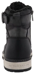 TOM TAILOR Winterboots mit TEX-Membran Schwarz/Dunkelgrau/Grau/Dunkelgrün