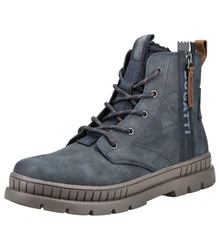 bugatti Herren Stiefelette 321-AGB51-5000-5300 Grau/Blau/Dunkelblau/Hellblau