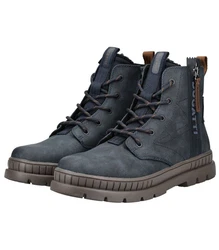 bugatti Herren Stiefelette 321-AGB51-5000-5300 Grau/Blau/Dunkelblau/Hellblau