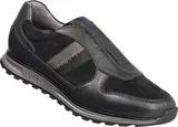 Schwarze feine Turnschuhe ohne Schnürsenkel image