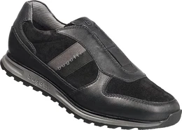 Slipper aus weichem Nappa- und Veloursleder
