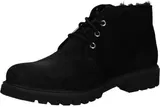 Schwarze Lack Schnürstiefeletten image