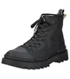 Schwarze Plateau Schnürstiefel image