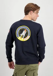 Alpha Industries Space Shuttle Sweatshirt Dunkelgrau/Dunkelblau/Blau/Grau