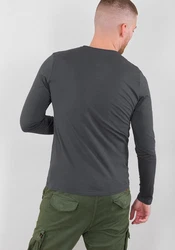 ALPHA INDUSTRIES Shirt Dunkelgrau/Dunkelgrün/Hellgrau