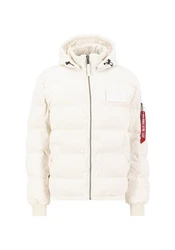 Alpha Industries Winterjacke Cold Weather Jackets Puffer Cord Weiß/Beige/Creme