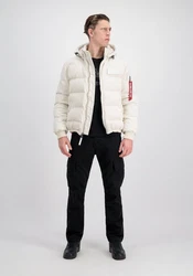 Alpha Industries Winterjacke Cold Weather Jackets Puffer Cord Weiß/Beige/Creme