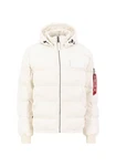 Alpha Industries Winterjacke Cold Weather Jackets Puffer Cord Weiß/Beige/Creme