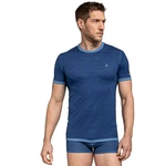 Schöffel Merino Sport Shirt 1/2 Arm Dunkelblau/Blau/Pastell/Hellblau