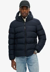 Superdry Jacke Dunkelblau/Schwarz/Blau