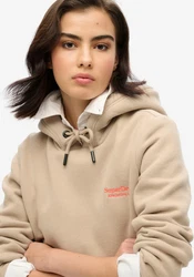 Superdry Hoodie SU-ESSENTIAL LOGO HOODIE Khaki/Beige/Braun