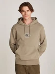 Calvin Klein Jeans Sweatshirt NYC STAMP GRAPHIC HOODIE Khaki/Dunkelgrün
