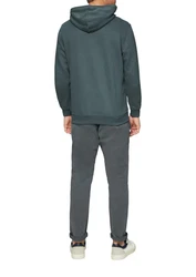 s.Oliver Kapuzensweatshirt mit Front-Print Türkis/Grün/Blau/Dunkelgrün/Grau