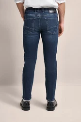 bugatti 5-Pocket-Jeans Dunkelblau/Blau