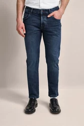 bugatti 5-Pocket-Jeans Dunkelblau/Blau