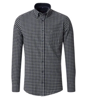 CASAMODA Langarmhemd Casual Fit Dunkelgrün/Dunkelblau/Grau/Dunkelgrau CASAMODA Langarmhemd Casual Fit Dunkelgrün/Dunkelblau/Grau/Dunkelgrau