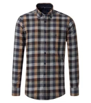 CASAMODA Langarmhemd B.D. Comfort Fit Rot/Dunkelblau/Dunkelgrün/Braun/Hellblau