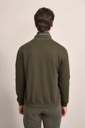 bugatti Sweatshirt Dunkelgrün/Khaki