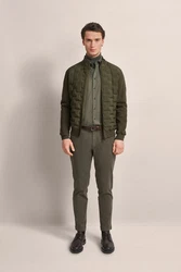 bugatti Sweatshirt Dunkelgrün/Khaki
