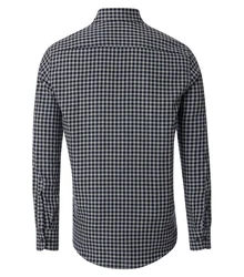 CASAMODA Langarmhemd Casual Fit Dunkelgrün/Dunkelblau/Grau/Dunkelgrau