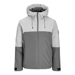 Jack & Jones Steppjacke JCOAIDEN (1-St) Hellgrau/Grau