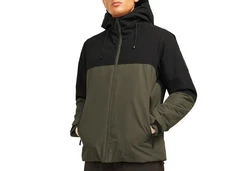 Jack & Jones Steppjacke JCOAIDEN (1-St) Dunkelgrün/Grün