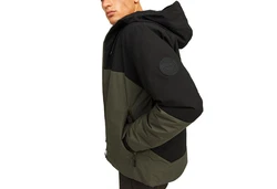 Jack & Jones Steppjacke JCOAIDEN (1-St) Dunkelgrün/Grün