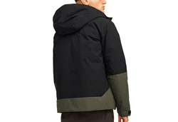 Jack & Jones Steppjacke JCOAIDEN (1-St) Dunkelgrün/Grün