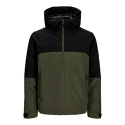 Jack & Jones Steppjacke JCOAIDEN (1-St) Dunkelgrün/Grün