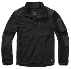 Brandit Fleece Troyer Ripstop Schwarz/Grau/Dunkelblau/Dunkelgrau
