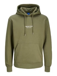 Jack & Jones Hoodie JORVESTERBRO Dunkelgrün/Khaki