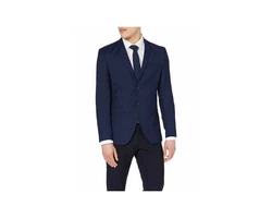 Jack & Jones Jackett regular fit (1-tlg) Dunkelblau/Hellblau