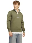 Jack & Jones JORVesterbro Pullover und Sweatshirt (1-tlg) Khaki/Dunkelgrün/Grün