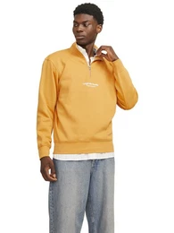 Strickpullover JORVESTERBRO QUARTER ZIP aus Baumwollmix