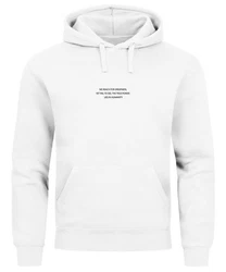 Neverless Hoodie Backprint Herren Michelangelo Hände Line-Art-Print Weiß/Creme