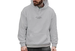 Neverless Hoodie Backprint Herren Michelangelo Hände Line-Art-Print 