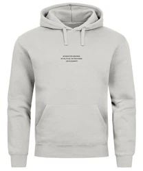 Neverless Hoodie Backprint Herren Michelangelo Hände Line-Art-Print 