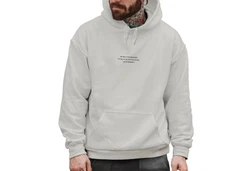 Neverless Hoodie Backprint Herren Michelangelo Hände Line-Art-Print 
