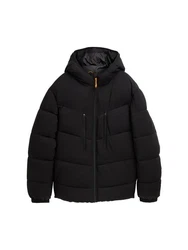 TOM TAILOR Denim Anorak Pufferjacke mit Kapuze 