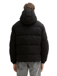TOM TAILOR Denim Anorak Pufferjacke mit Kapuze 