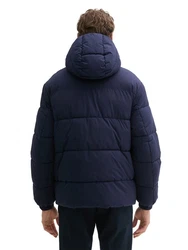TOM TAILOR Denim Anorak Pufferjacke mit Kapuze 