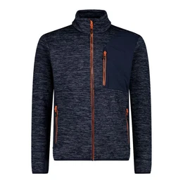 Sweatjacke Jacquard Knit-Tech Fleece speziell verarbeitetes Fleece