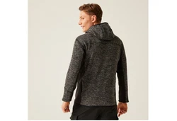 Regatta Strickfleecejacke Alven mit Kapuze Dunkelgrau/Grün/Grau/Rot/Hellgrau/Schwarz