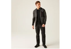 Regatta Strickfleecejacke Alven mit Kapuze Dunkelgrau/Grün/Grau/Rot/Hellgrau/Schwarz
